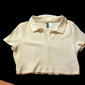 Nude crop top